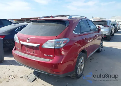 2010 Lexus Rx 350 из США, поврежденный, VIN 2T2ZK1BA8AC038463